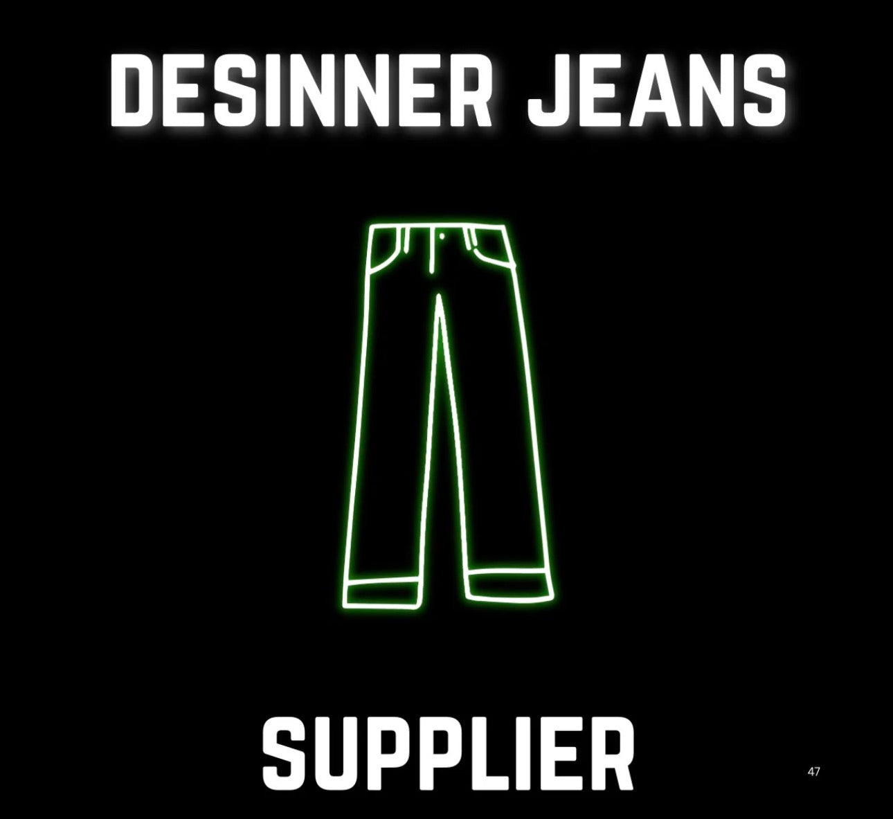 Jean vendor